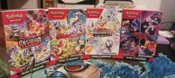 Pokemon TCG Scarlet & Violet Booster Bundles Lot of 4 new Factory Sealed - Image 1