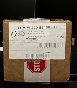 Pokemon 151 Elite Trainer Box Pokemon Center Exclusive Sealed Case (4 ETB) SV3.5 - Image 1