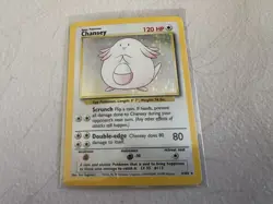 Chansey Holo Rare Base Set 3/102 Pokemon TCG LP Free Postage - Image 1