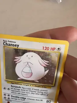 Chansey Holo Rare Base Set 3/102 Pokemon TCG LP Free Postage - Image 5