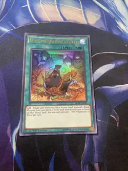 Yugioh! Pre-Preparation of Rites BLRR-EN090 Ultra Rare 1st Edition NM - Image 1