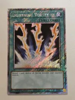 Lightning Vortex RA03-EN148 Platinum Secret Rare Yugioh 1st Edition Mint PSR - Image 1