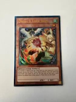 Yugioh - Droll & Lock Bird - Ultimate Rare - RA02-EN006 - 1st Edition - NM - Image 1
