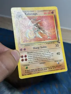 Kabutops Fossil 24/62 Rare Pokemon Card Non Holo 1999 Vintage Wotc HP - Image 4