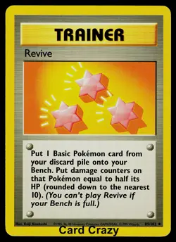 Revive 089/102 Base Set Pokemon Card NM - Image 1