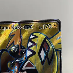 Tapu Koko GX 135/145 Guardians Rising Full Art Holo Pokemon TCG Card MP - Image 3