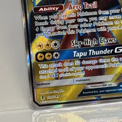 Tapu Koko GX 135/145 Guardians Rising Full Art Holo Pokemon TCG Card MP - Image 4