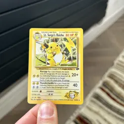 Pokemon Cards: Gym Challenge Rare Holo: Lt. Surge's Raichu 11/132 - Image 1