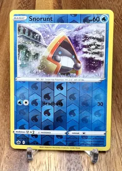 Snorunt 035/198 Reverse Holo Chilling Reign Pokemon Card NM - Image 1