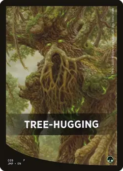 MTG Jumpstart Theme Card Token Tree-Hugging #039 PLAYSET 4x x4 - Image 1