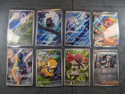 Pokemon Black Bolt White Flare Lot Of 8 Illustration Rare Cards Pokeball Hilda - Image 1