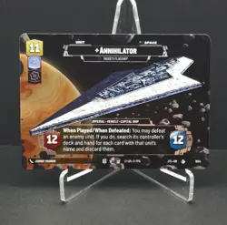 Star Wars Unlimited JTL - Prestige Foil - Annihilator - Legendary Card 1054 - Image 1