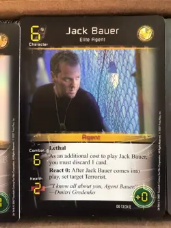 🔥24 TCG CCG - TV Show-Jack Bauer-Kiefer Sutherland ~750 Card Lot - Press Pass🔥 - Image 4