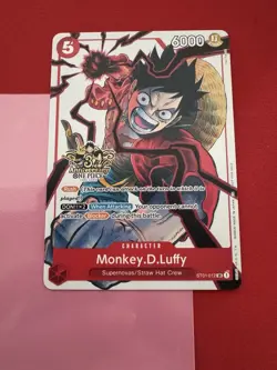 Monkey.D.Luffy - ST01-012 (3rd Anniversary) ST01-012 One Piece Promotion Cards - Image 3