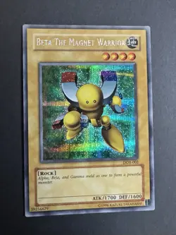 BETA The Magnet Warrior YU-GI-OH Foil Trading Card DOR-002 NM - Image 1