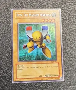 BETA The Magnet Warrior YU-GI-OH Foil Trading Card DOR-002 NM - Image 3