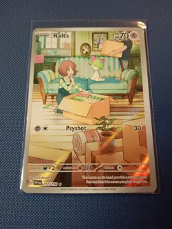 Ralts Scarlet & Violet Illustration Rare Card 211/198 Near Mint Condition - Image 1