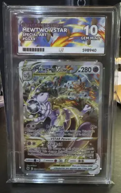 Pokemon TCG Mewtwo VSTAR Secret Rare Card Gg44/Gg70 Crown Zenith Ace 10 - Image 1