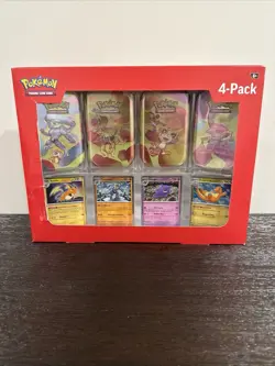 Pokemon Scarlet & Violet 151 (4 Mini Tins + 4 Promo Cards) - Minor box damage - Image 1
