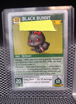 MapleStory iTCG Set 3: P3TS BLACK BUNNY #1/60 Silver Code Card - Image 1
