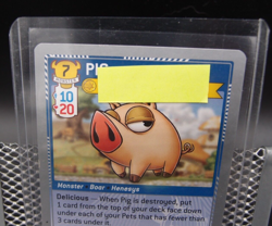 MapleStory iTCG Set 3: P3TS PIG #56/60 Silver Code Card - Image 2
