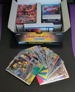 Bandai Digimon Animal Colosseum EX05 TCG Booster Lot of mixed rarity cards - Image 1