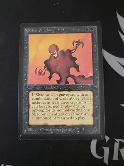 BETA MTG Nether Shadow NM Magic the Gathering! - Image 1