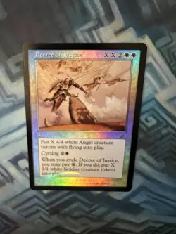 MTG Foil Decree of Justice EX/LP+ Scourge - Image 3