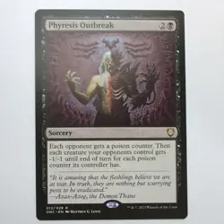 MTG Phyresis Outbreak (ONC) Phyrexia: All Will Be One Regular Rare 12/28 - Image 1