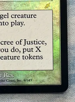 Decree of Justice Scourge Foil Vintage Magic The Gathering Clean 2003 - Image 2