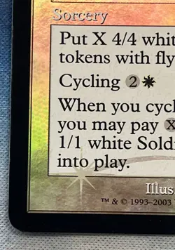 Decree of Justice Scourge Foil Vintage Magic The Gathering Clean 2003 - Image 3