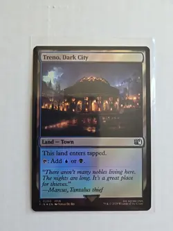 Treno, Dark City (Foil) - Final Fantasy - NM - MTG Magic - Common - Land - Image 1