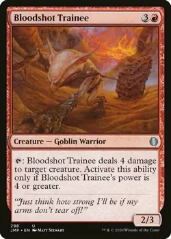 MTG Jumpstart U Bloodshot Trainee #298 PLAYSET x4 4x - Image 1