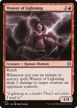 MTG Jumpstart U Weaver of Lightning #371 PLAYSET x4 4x - Image 1