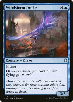 MTG Jumpstart U Windstorm Drake #195 PLAYSET x4 4x - Image 1