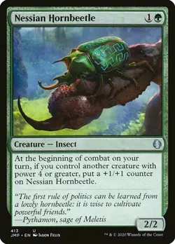 MTG Jumpstart U Nessian Hornbeetle #413 PLAYSET x4 4x - Image 1