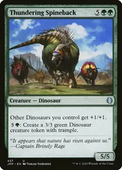 MTG Jumpstart U Thundering Spineback #437 PLAYSET x4 4x - Image 1