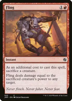 MTG Jumpstart C Fling #320 PLAYSET x4 4x - Image 1