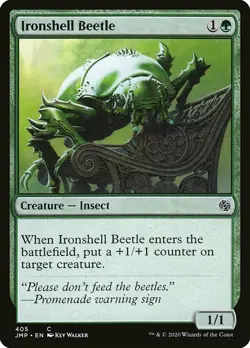 MTG Jumpstart C Ironshell Beetle #405 PLAYSET x4 4x - Image 1
