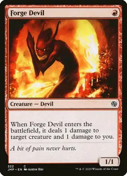 MTG Jumpstart C Forge Devil #322 PLAYSET x4 4x - Image 1