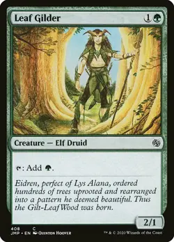 MTG Jumpstart C Leaf Gilder #408 PLAYSET x4 4x - Image 1