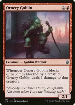 MTG Jumpstart C Ornery Goblin #353 PLAYSET x4 4x - Image 1