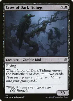 MTG Jumpstart C Crow of Dark Tidings #221 PLAYSET x4 4x - Image 1