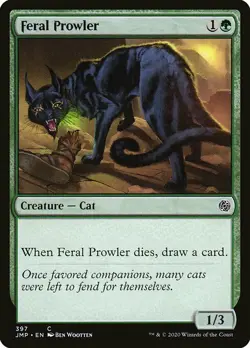 MTG Jumpstart C Feral Prowler #397 PLAYSET x4 4x - Image 1