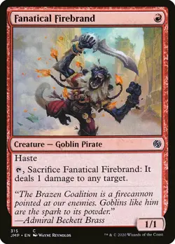 MTG Jumpstart C Fanatical Firebrand #315 PLAYSET x4 4x - Image 1