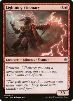 MTG Jumpstart C Lightning Visionary #022 PLAYSET x4 4x - Image 1