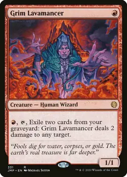 MTG Jumpstart R Grim Lavamancer #331 - Image 1