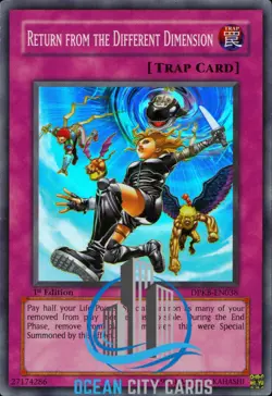 Yugioh Return from the Different Dimension - DPKB-EN038 Super Rare 1st Edition - Image 1