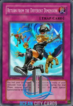 Yugioh Return from the Different Dimension - DPKB-EN038 Super Rare 1st Edition - Image 3