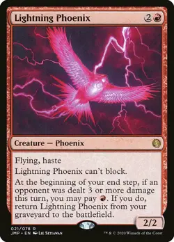 MTG Jumpstart R Lightning Phoenix #021 - Image 1